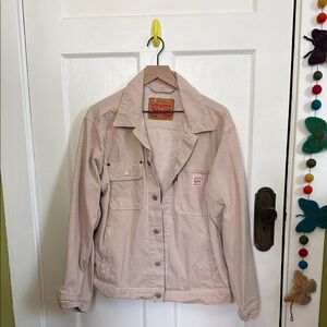 Levi’s Denim Striped Beige Jacket